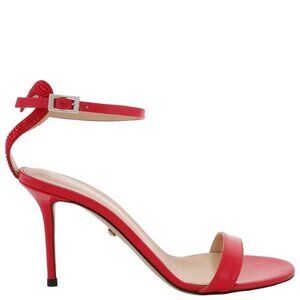 New Mach & Mach Special Heart Leather Sandals